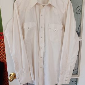 Western shirt  Karman size 16 pearl snaps